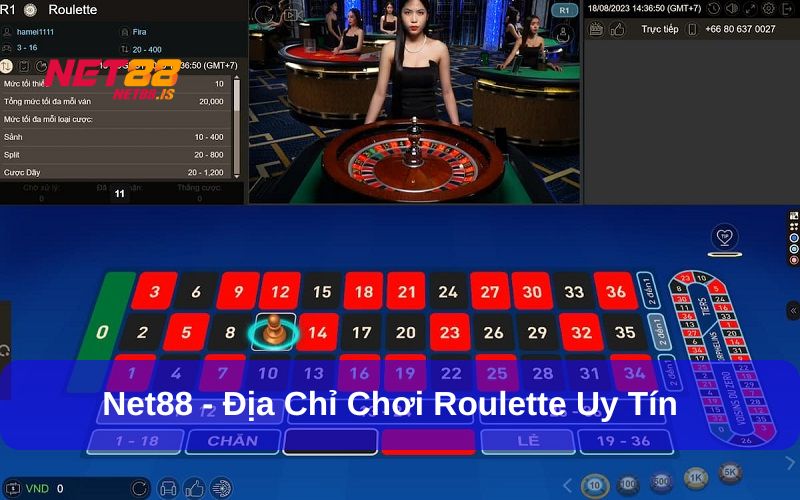 Chơi Roulette đảm bảo minh bạch, trả thưởng nhanh tại Net88