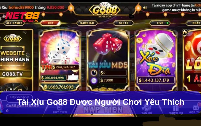 Game Tài Xỉu Đăng Ký Nhận 10K- Cơ Hội Cho Người Mới 2 Tài xỉu Go88 được người chơi yêu thích