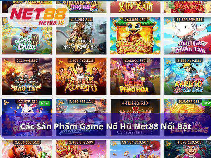 Điểm danh các chủ đề nổi bật của nổ hũ Net88