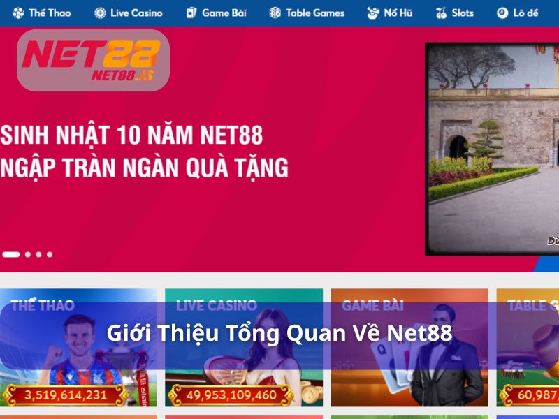 Net88 là thương hiệu nổi tiếng trên toàn cầu